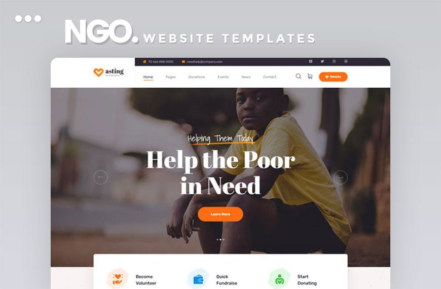 Asting - NGO Website Template
