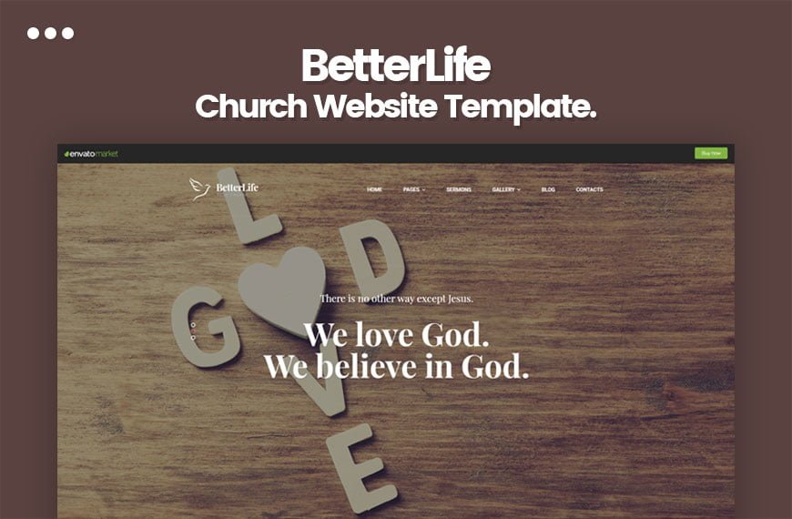 BetterLife - Church Website Template